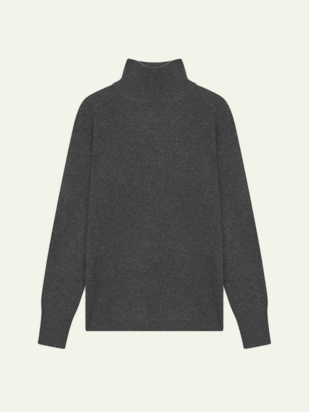 EILEEN pullover stehkragen anthrazit meliert