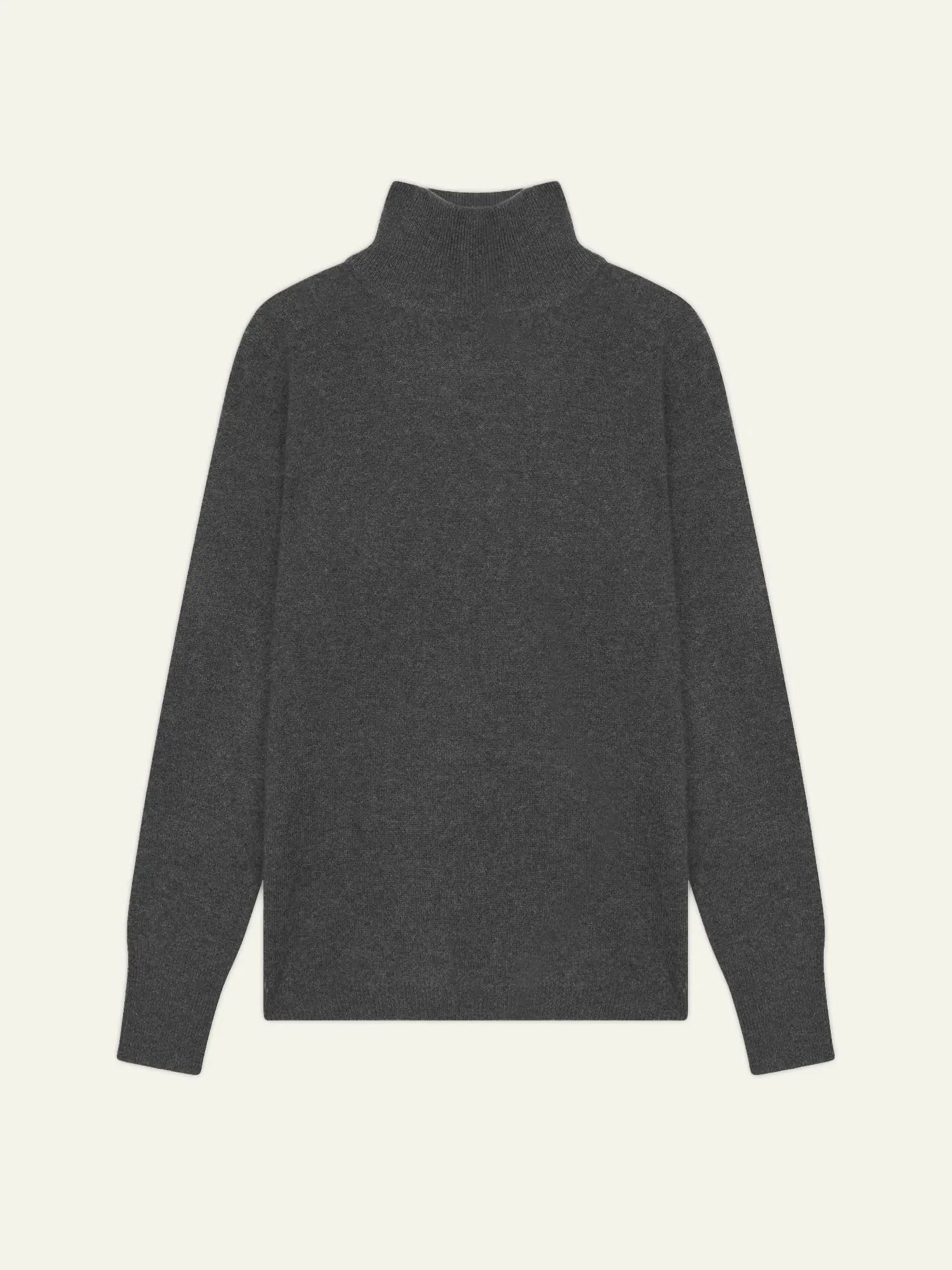 EILEEN pullover stehkragen anthrazit meliert