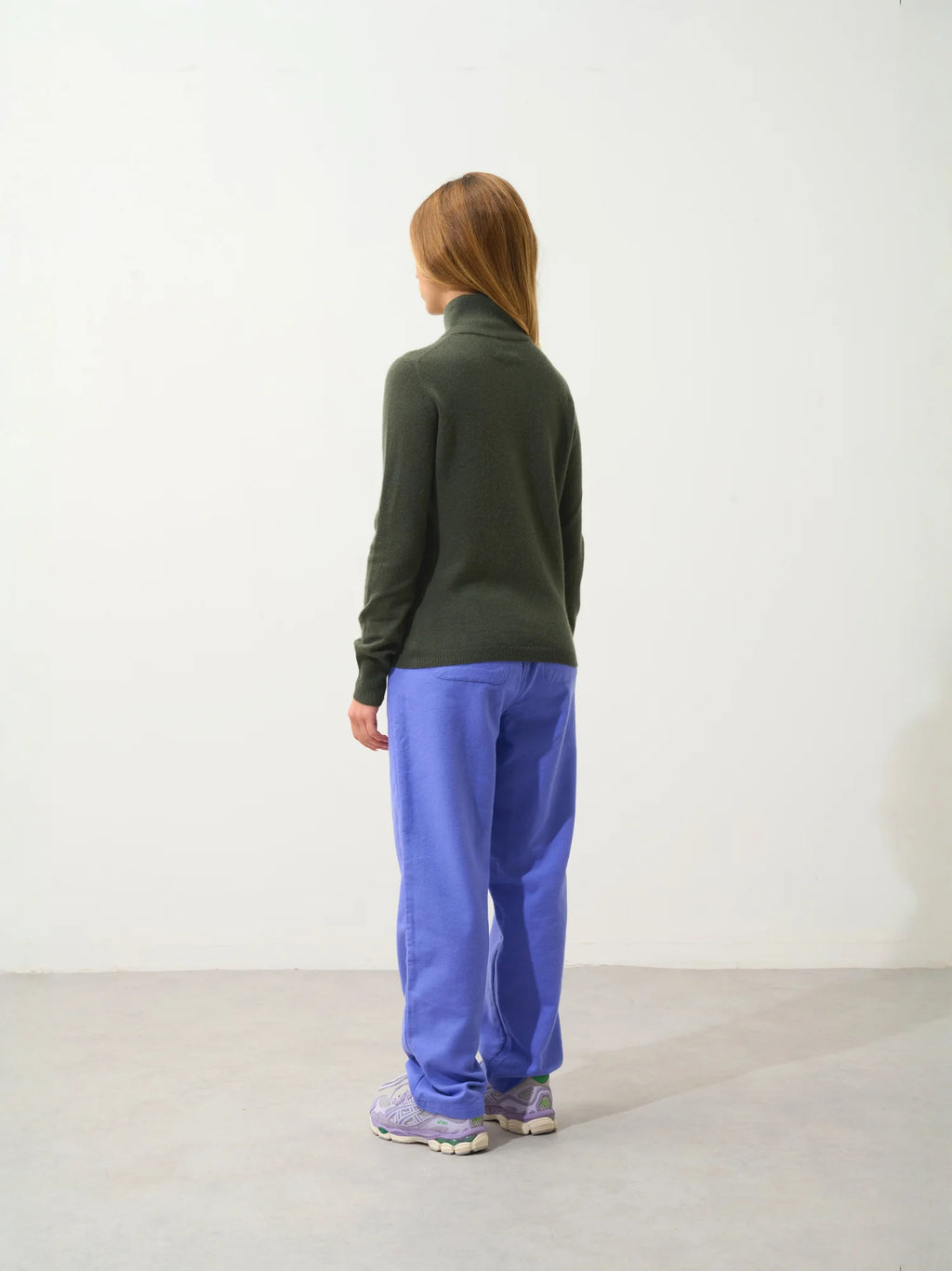 EILEEN pullover stehkragen khaki