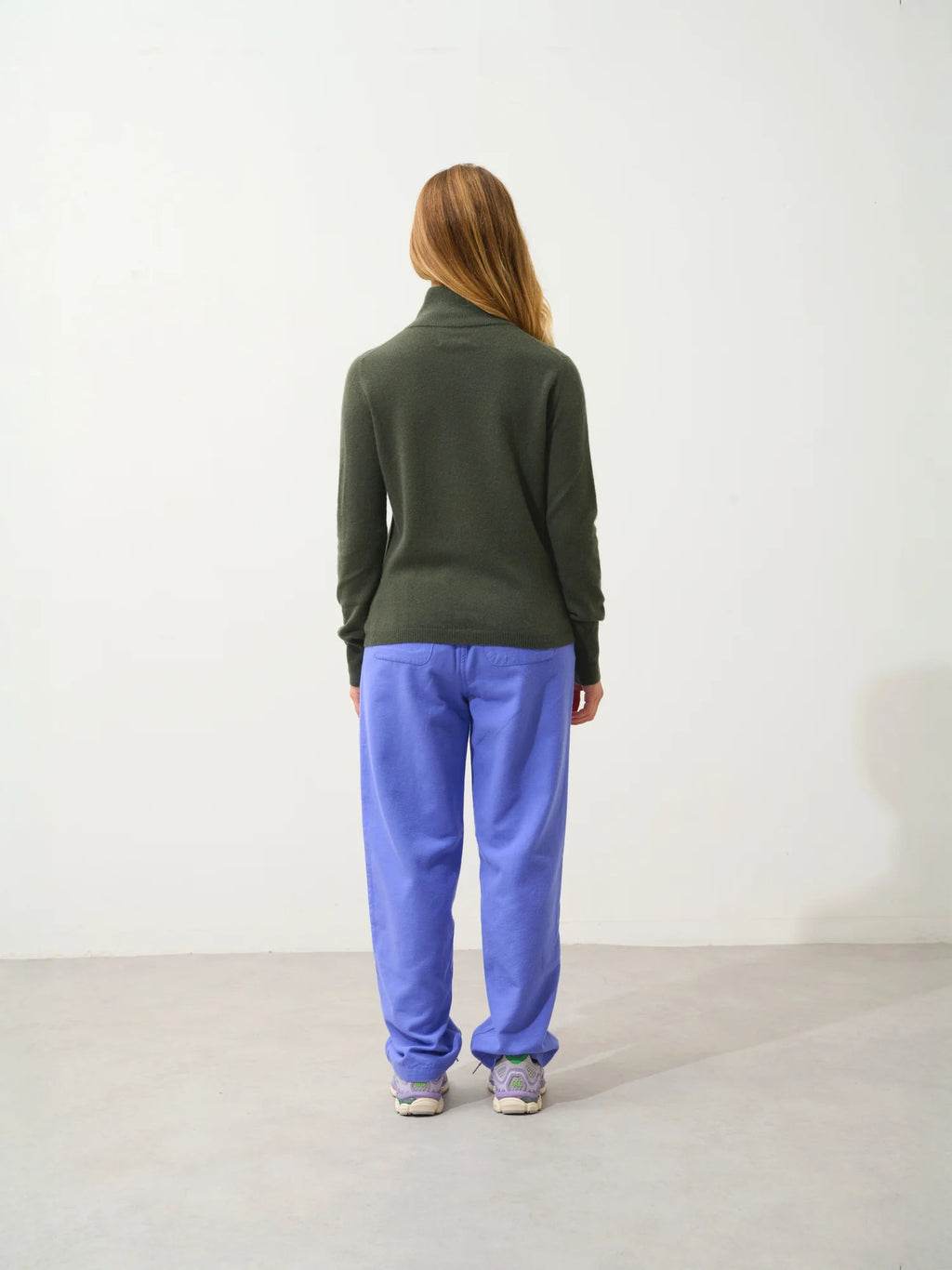 EILEEN pullover stehkragen khaki