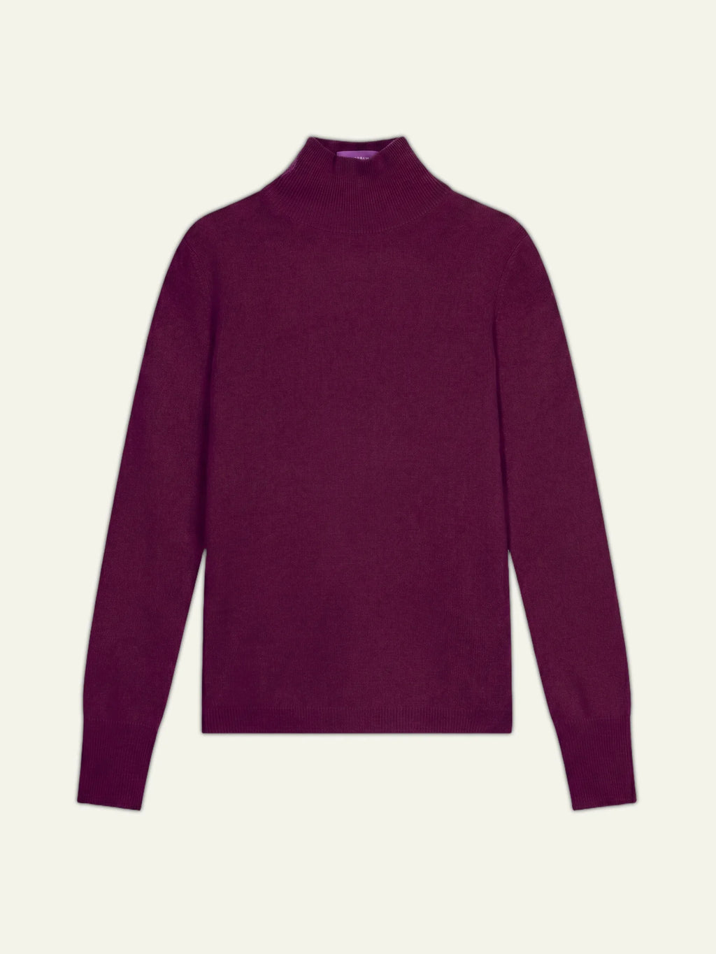 EILEEN Pull Col Montant Prune