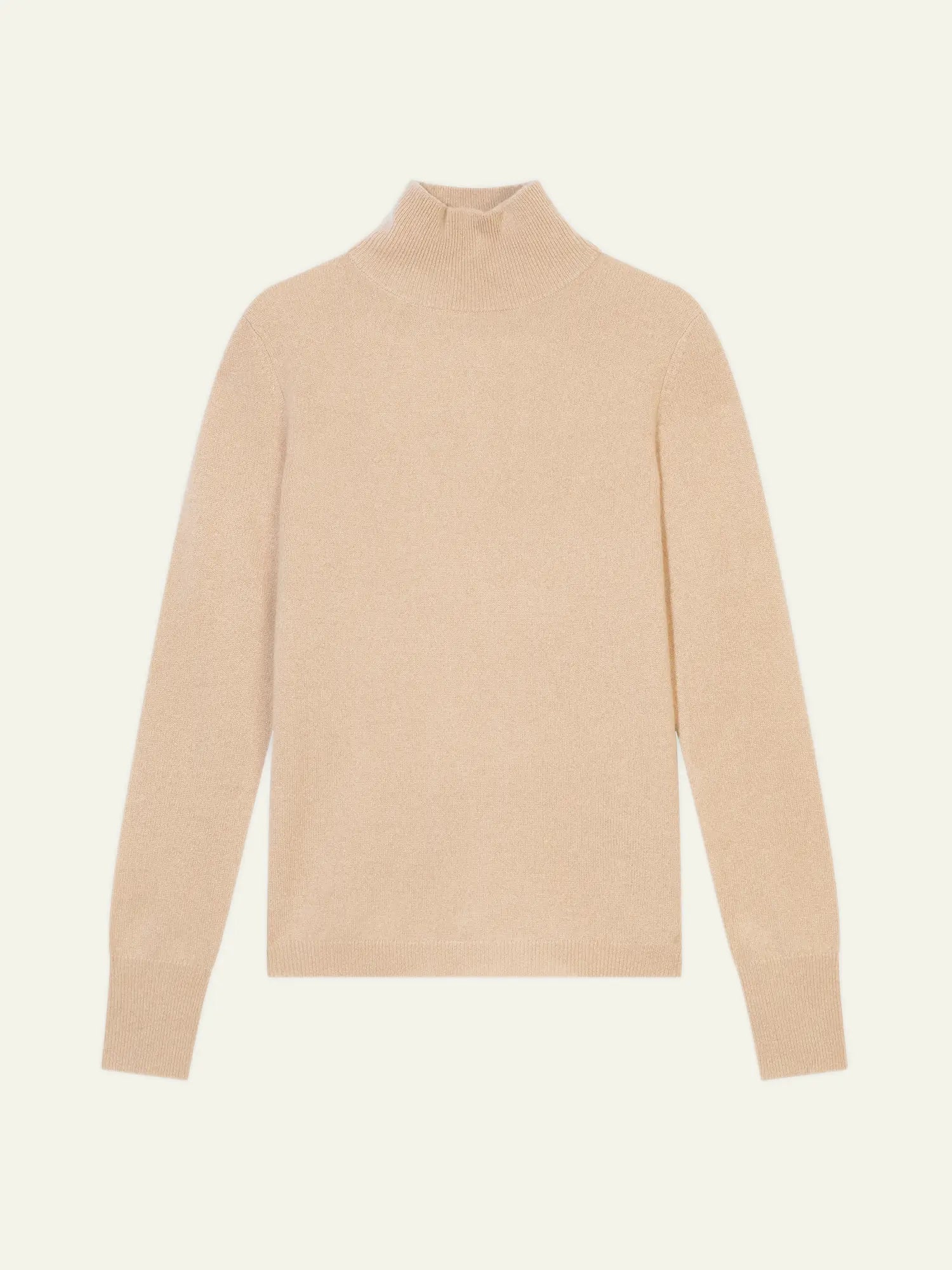 EILEEN pullover stehkragen sand