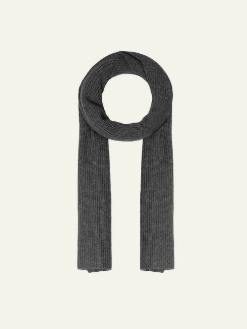 APOLLINE Écharpe 4 Fils Anthracite Chiné