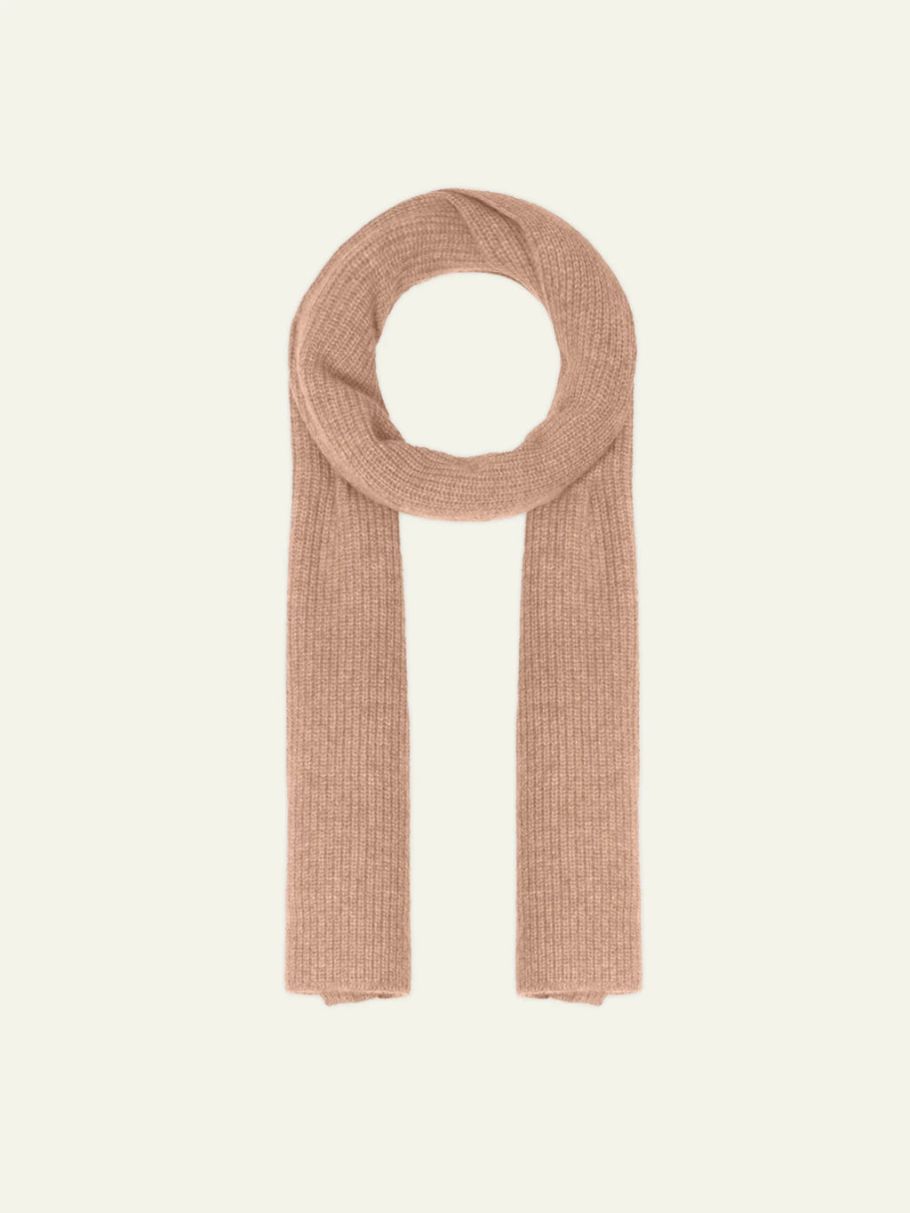 APOLLINE Scarf 4 Ply Heather Camel