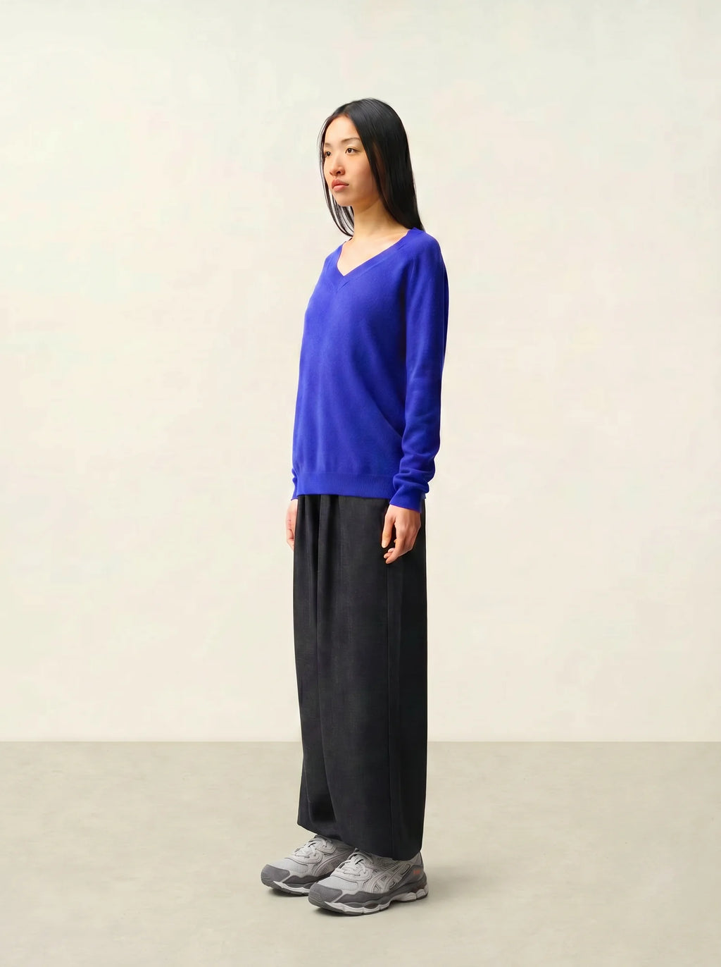 SAVANNAH pullover v-ausschnitt indigo