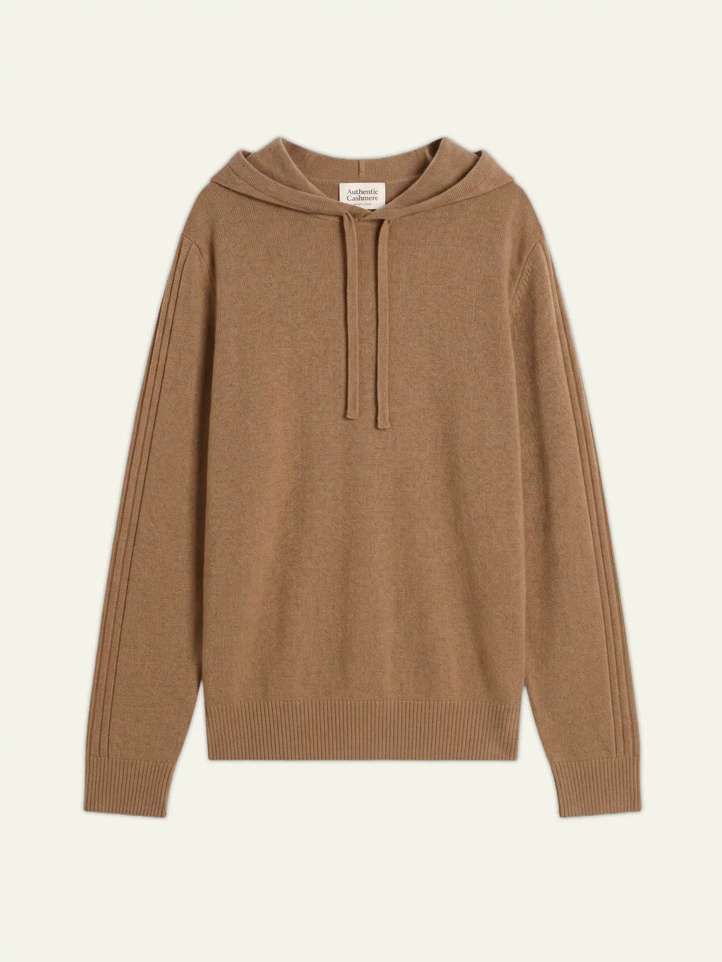 BENDT pullover mit kapuze 4-fädig haselnuss