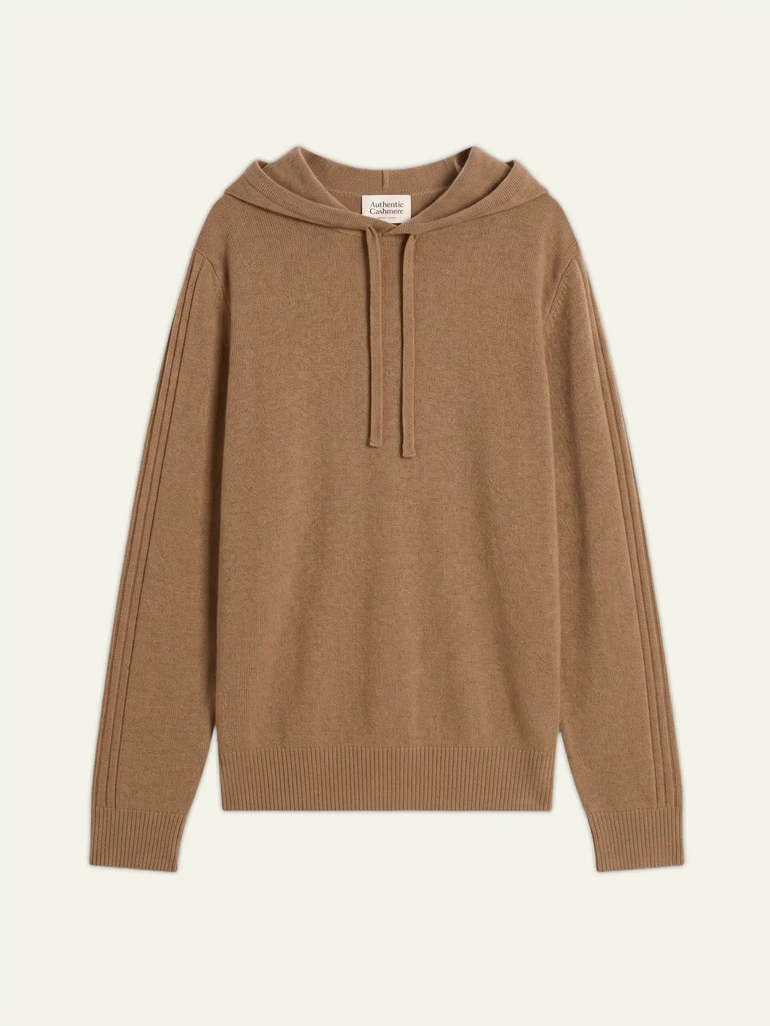BENDT pullover mit kapuze 4-fädig haselnuss