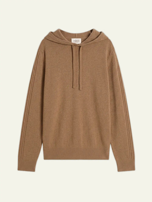BENDT sweater hooded 4 ply hazelnut