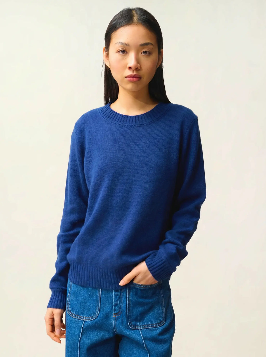 JETSAN sweater crew neck 4 ply midnight
