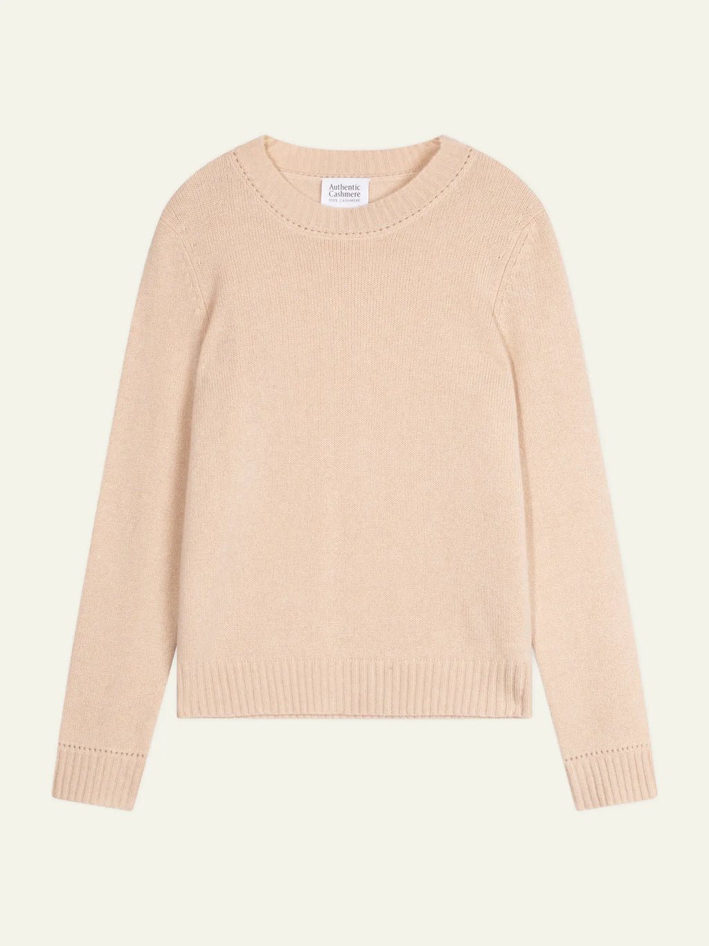 JETSAN sweater crew neck 4 ply sand