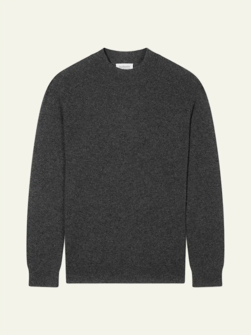 KUNDUM Pull Col Montant Carbone Chiné