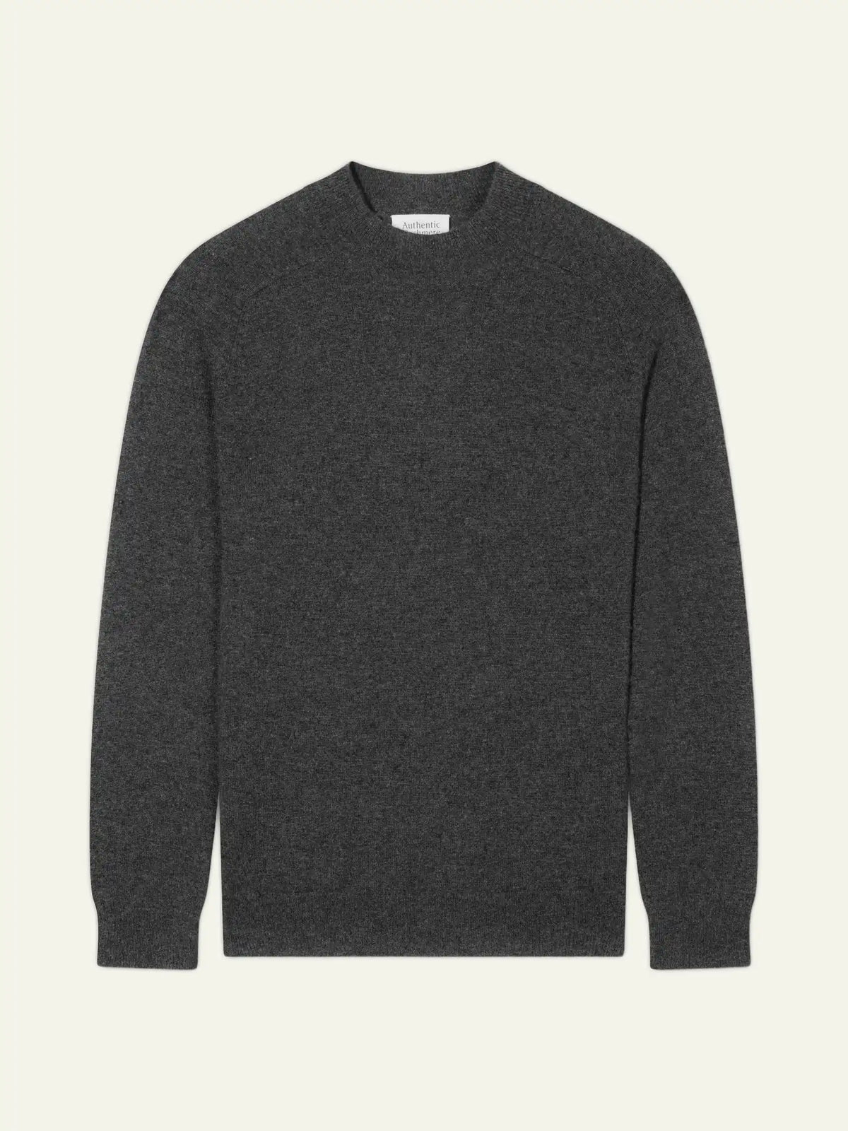 KUNDUM Pull Col Montant Carbone Chiné