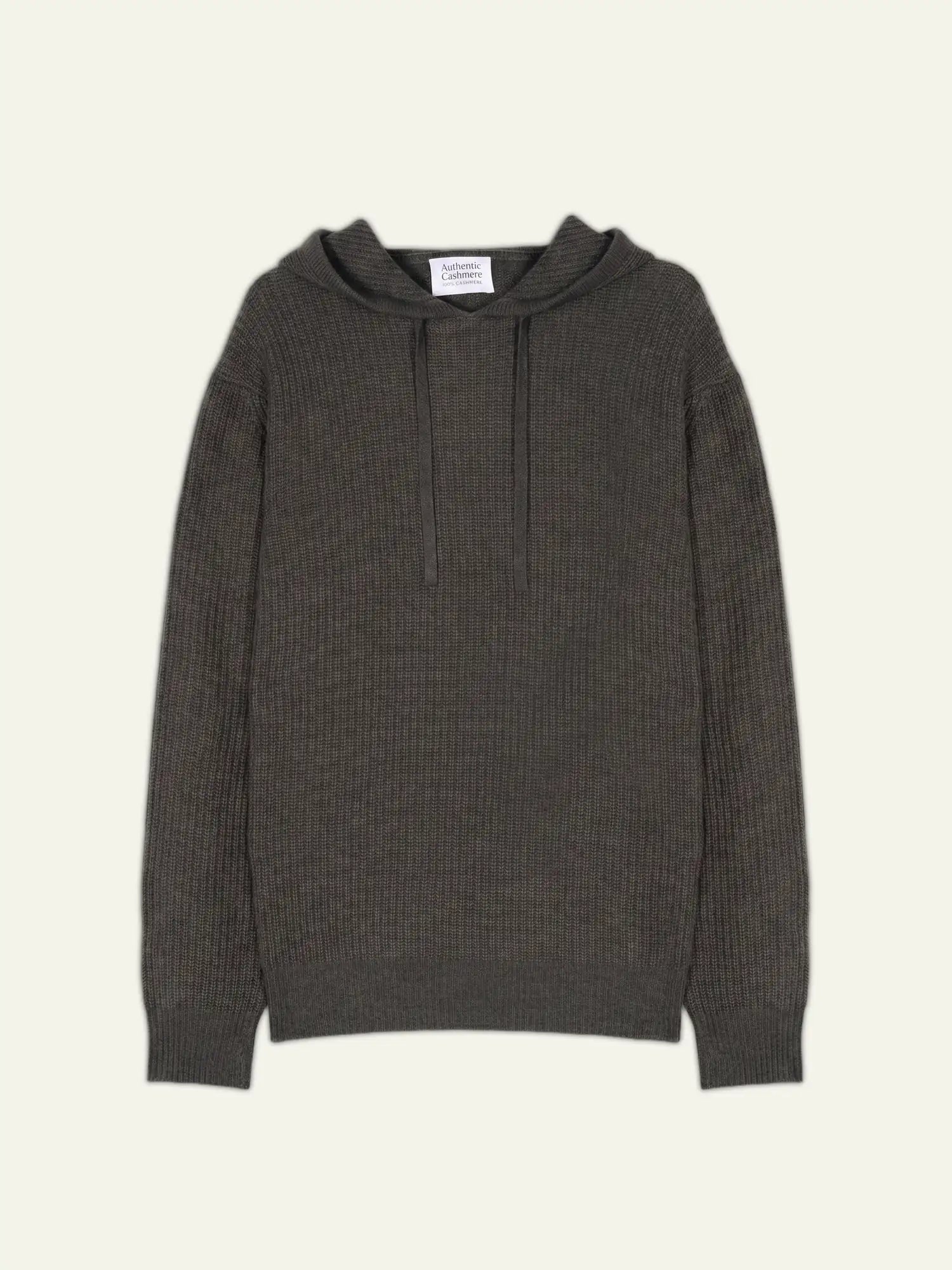 MIDA pullover mit kapuze 4-fädig carbone meliert