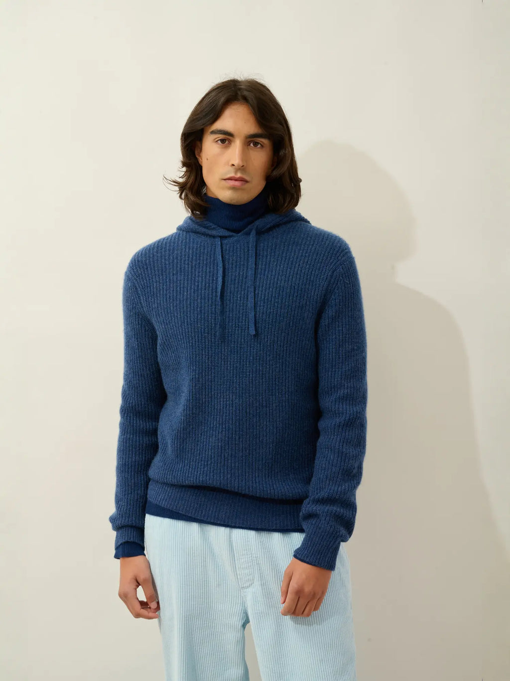 MIDA pullover mit kapuze 4-fädig océan meliert