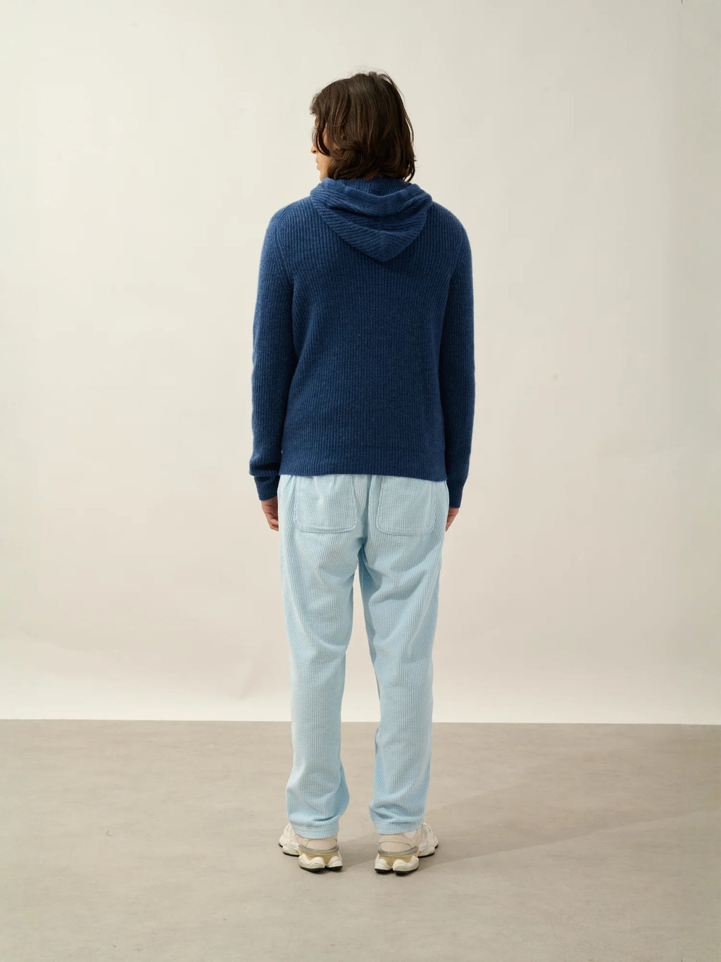 MIDA pullover mit kapuze 4-fädig océan meliert
