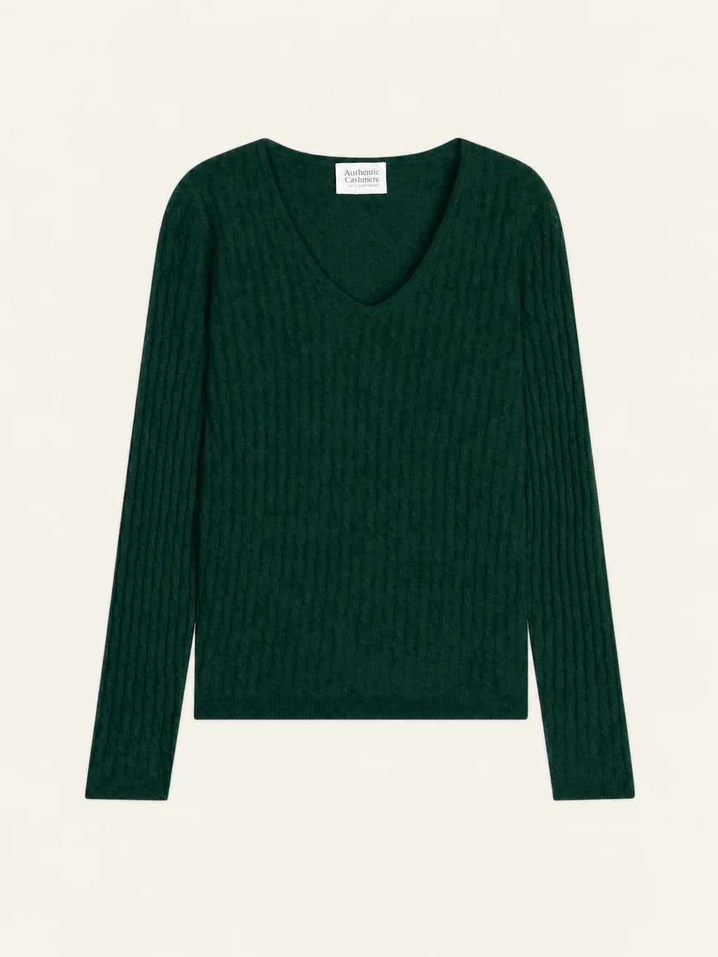GRASMOOR pullover v-ausschnitt zypresse