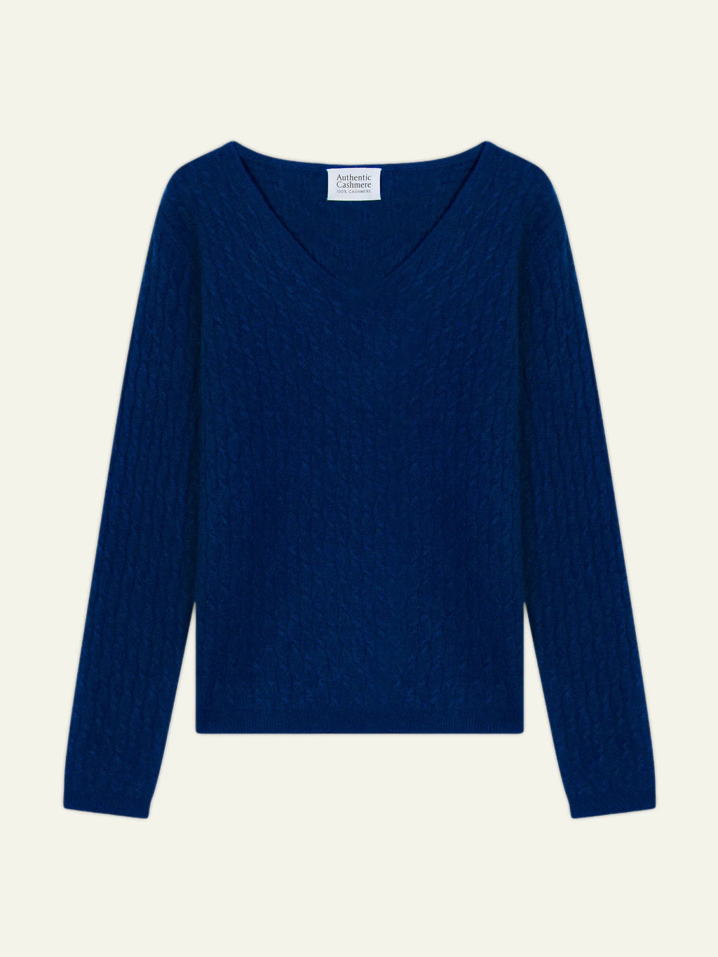 GRASMOOR pullover v-ausschnitt ultramarin