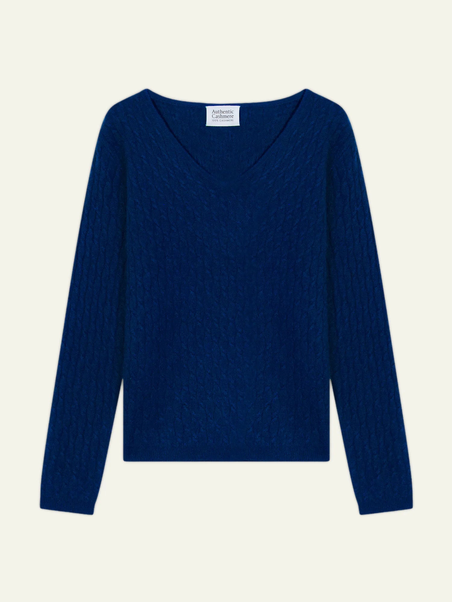 GRASMOOR pullover v-ausschnitt ultramarin