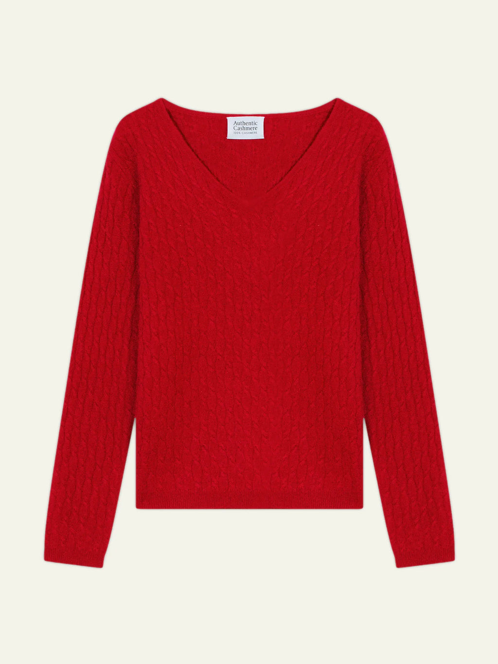 GRASMOOR pullover v-ausschnitt rot