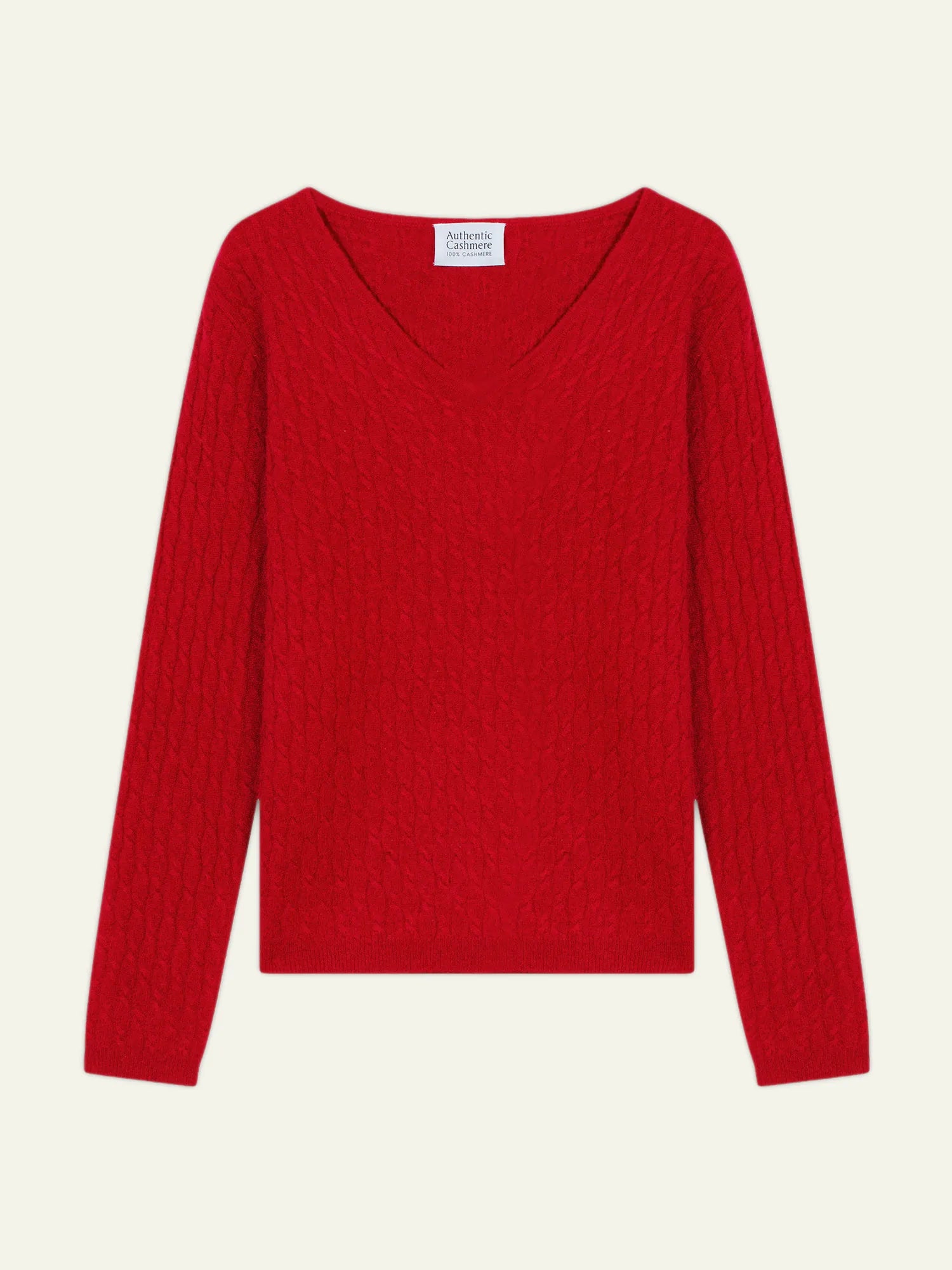 GRASMOOR pullover v-ausschnitt rot