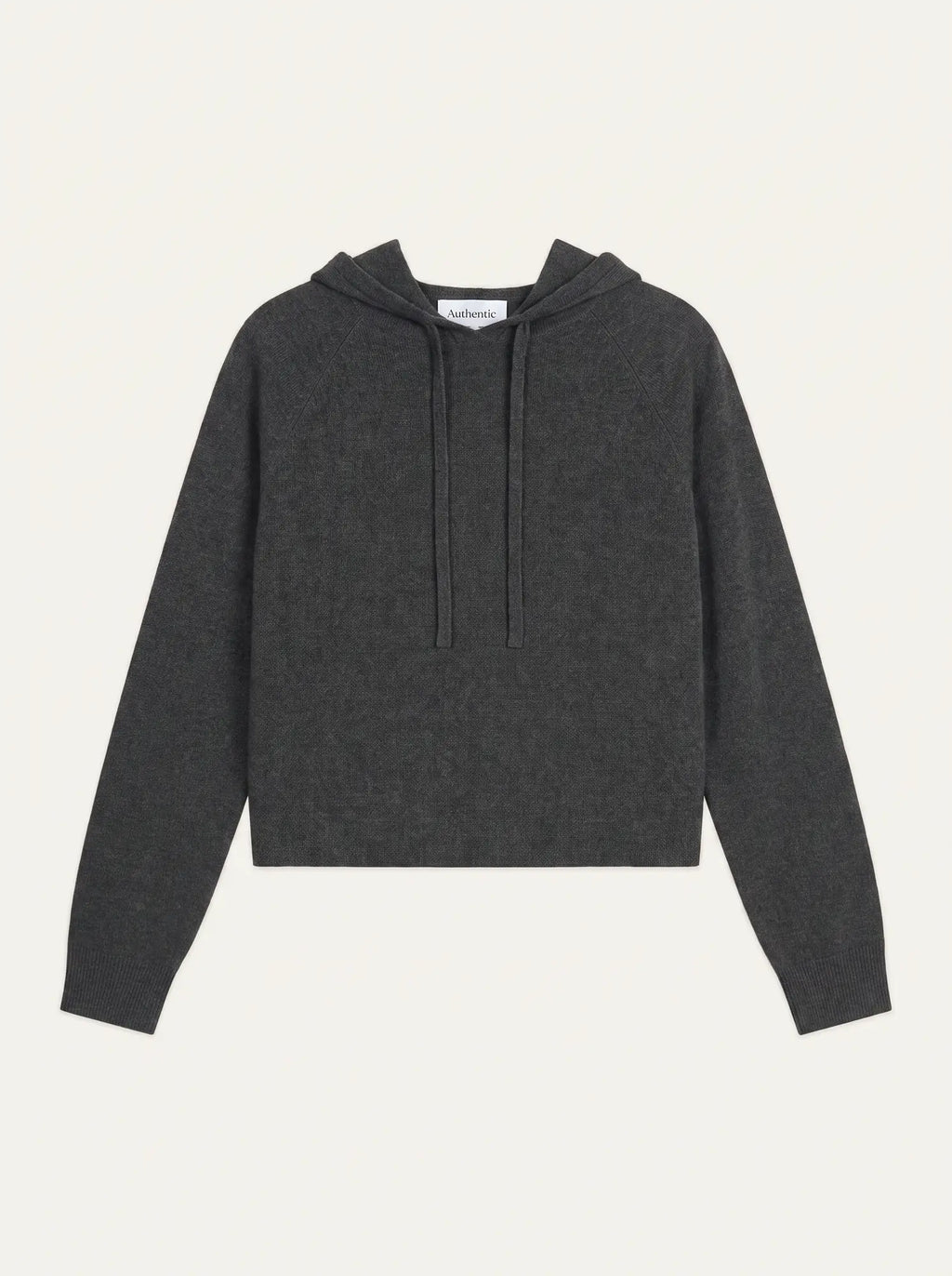 YARLSIDE pull capuche carbone chiné