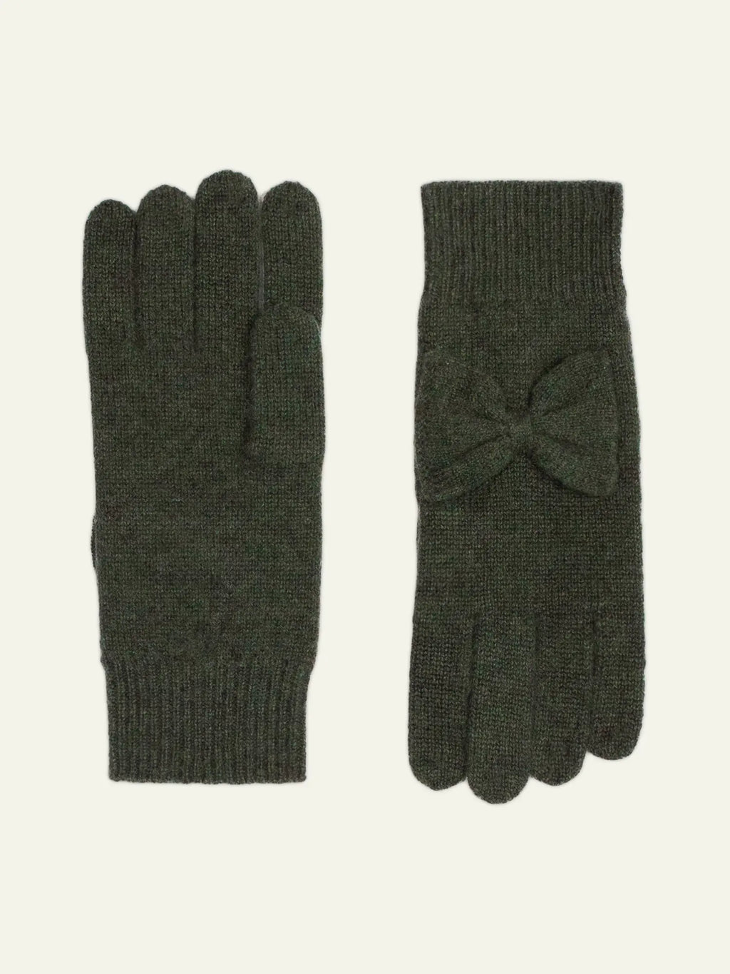 MILO Handschuhe 4-fädig Khaki meliert