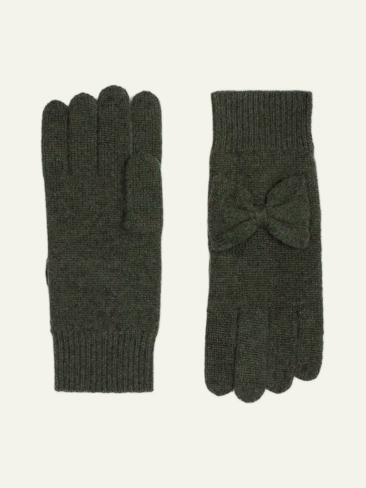 MILO Handschuhe 4-fädig Khaki meliert