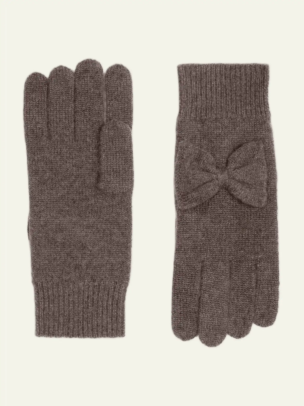 MILO gloves 4 ply heather taupe