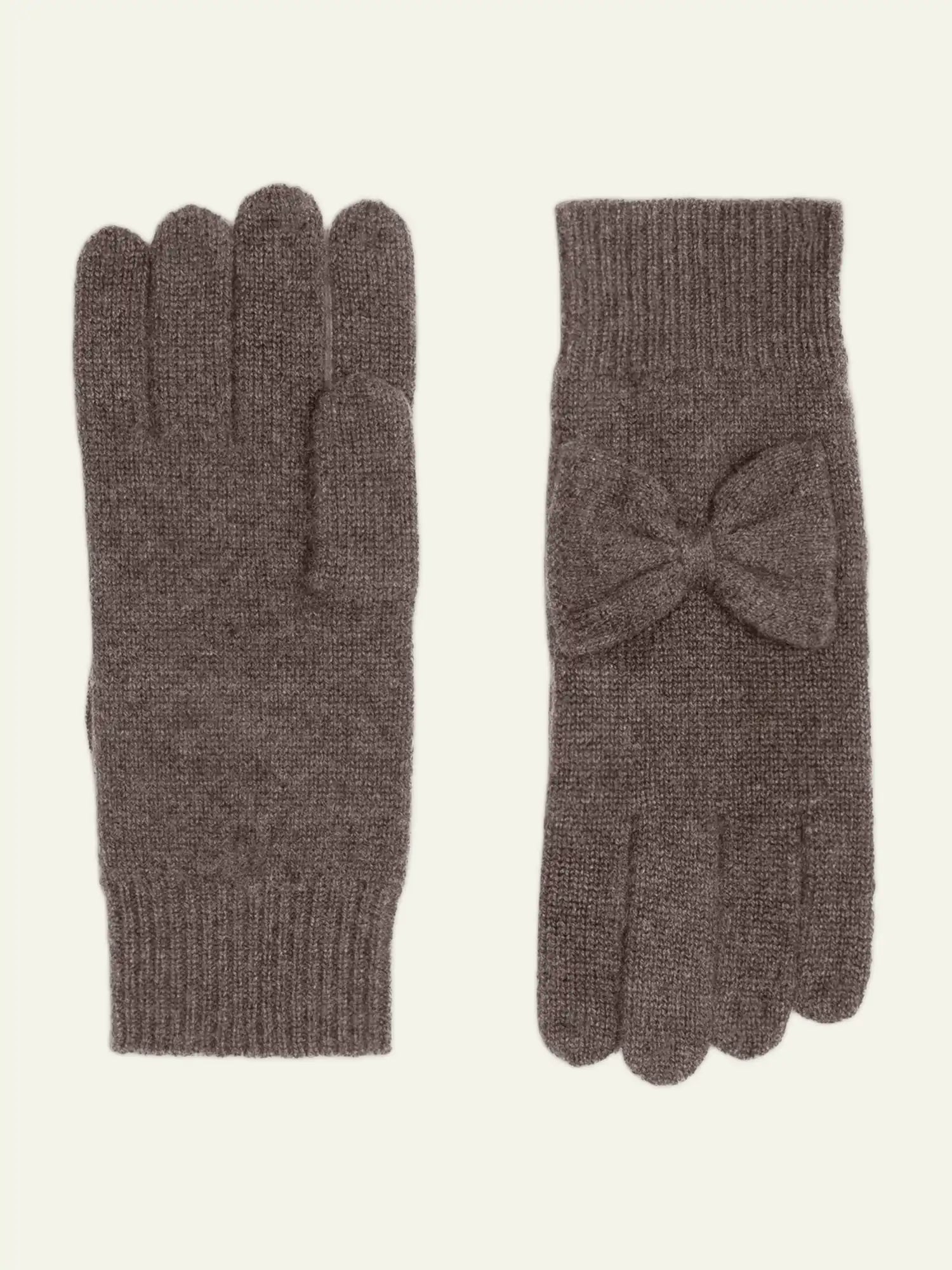 MILO gloves 4 ply heather taupe