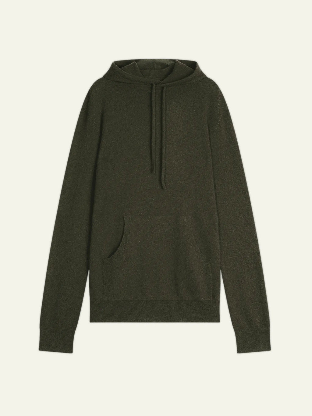CASPER pull capuche poche kangourou kaki