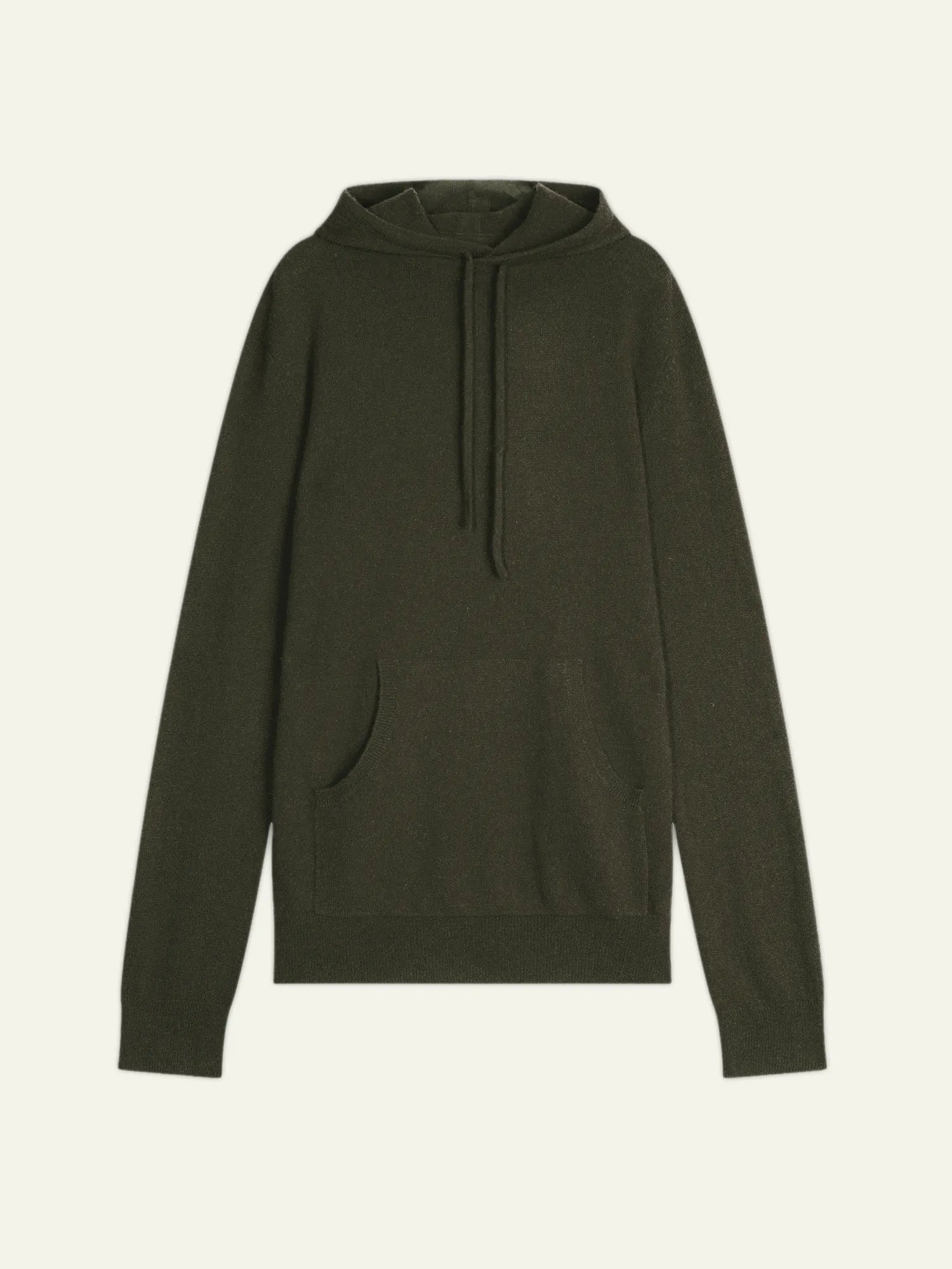 CASPER pull capuche poche kangourou kaki