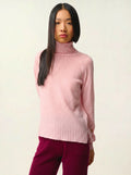 CASSY Pullover Rollkragen Ballettrosa