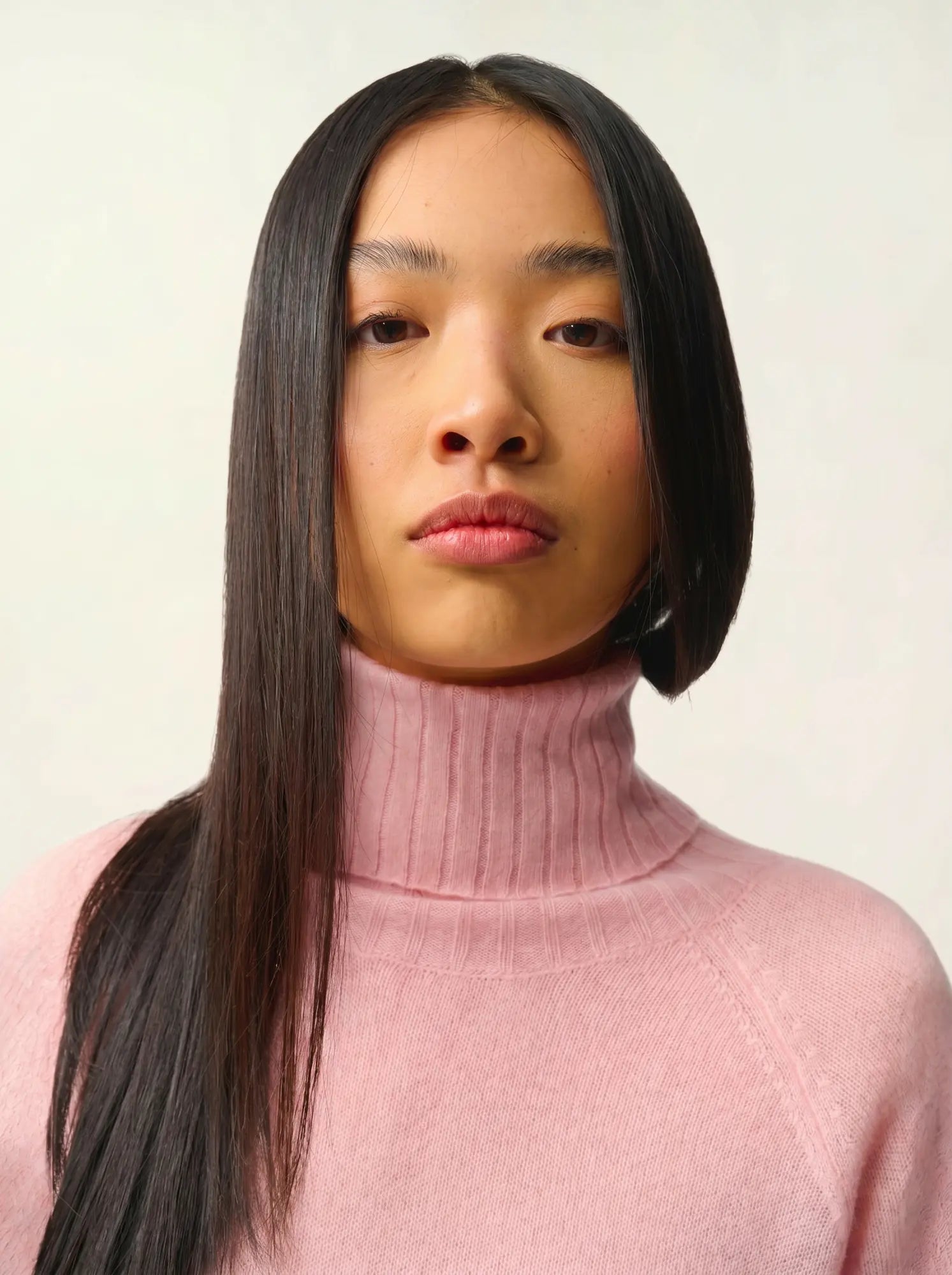 CASSY Pullover Rollkragen Ballettrosa