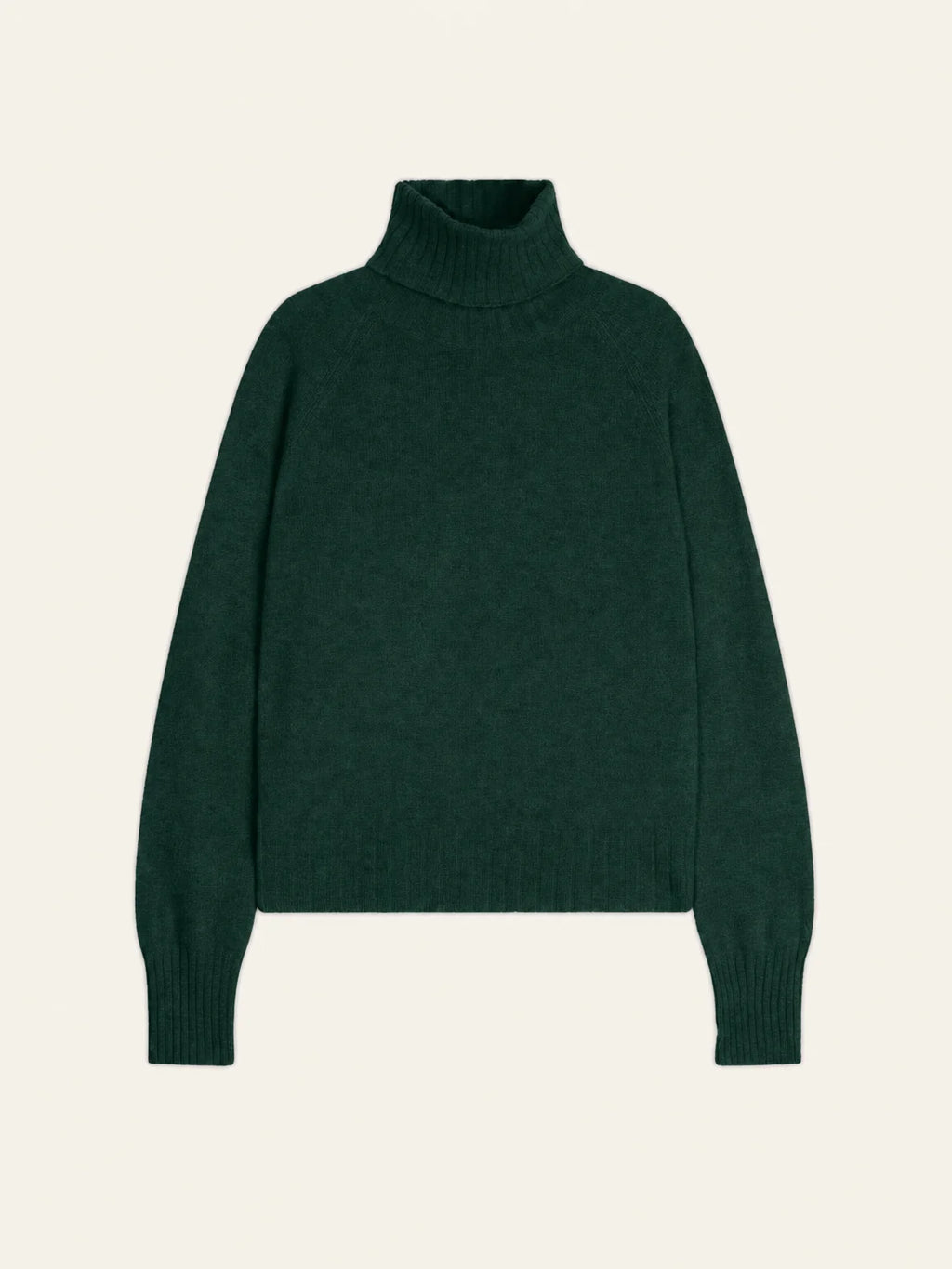 CASSY Pullover Rollkragen Zypressengrün