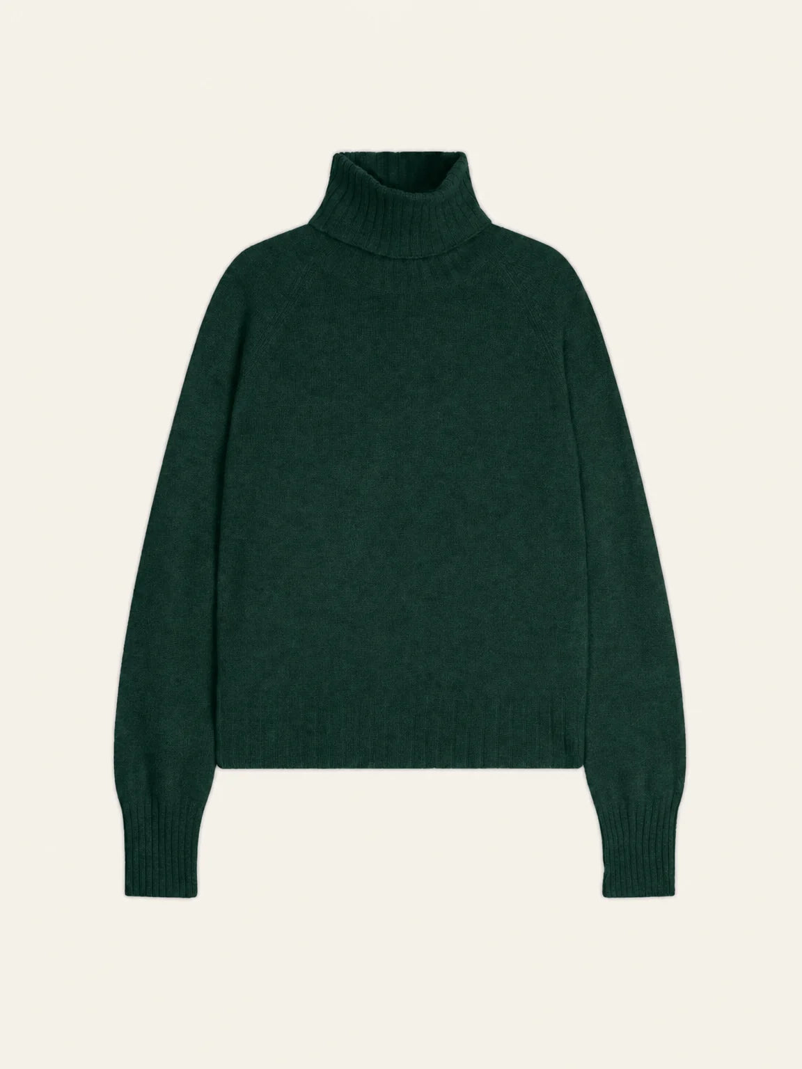 CASSY Pullover Rollkragen Zypressengrün