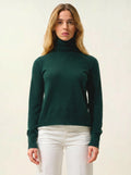 CASSY Pullover Rollkragen Zypressengrün