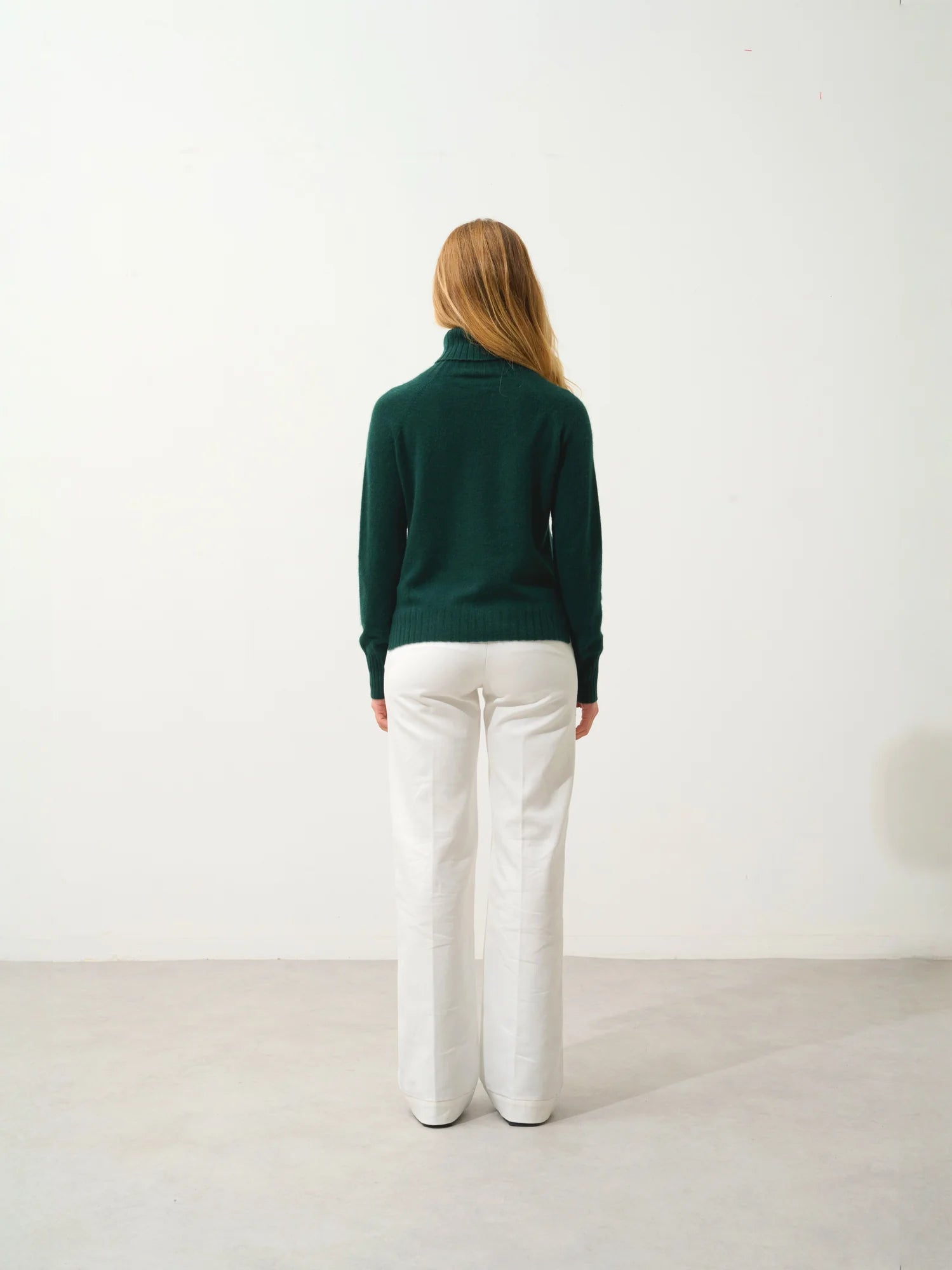CASSY Pullover Rollkragen Zypressengrün