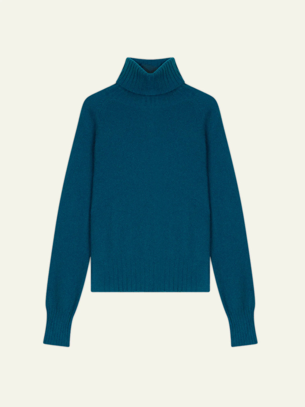 CASSY Pullover Rollkragen Pfauenblau