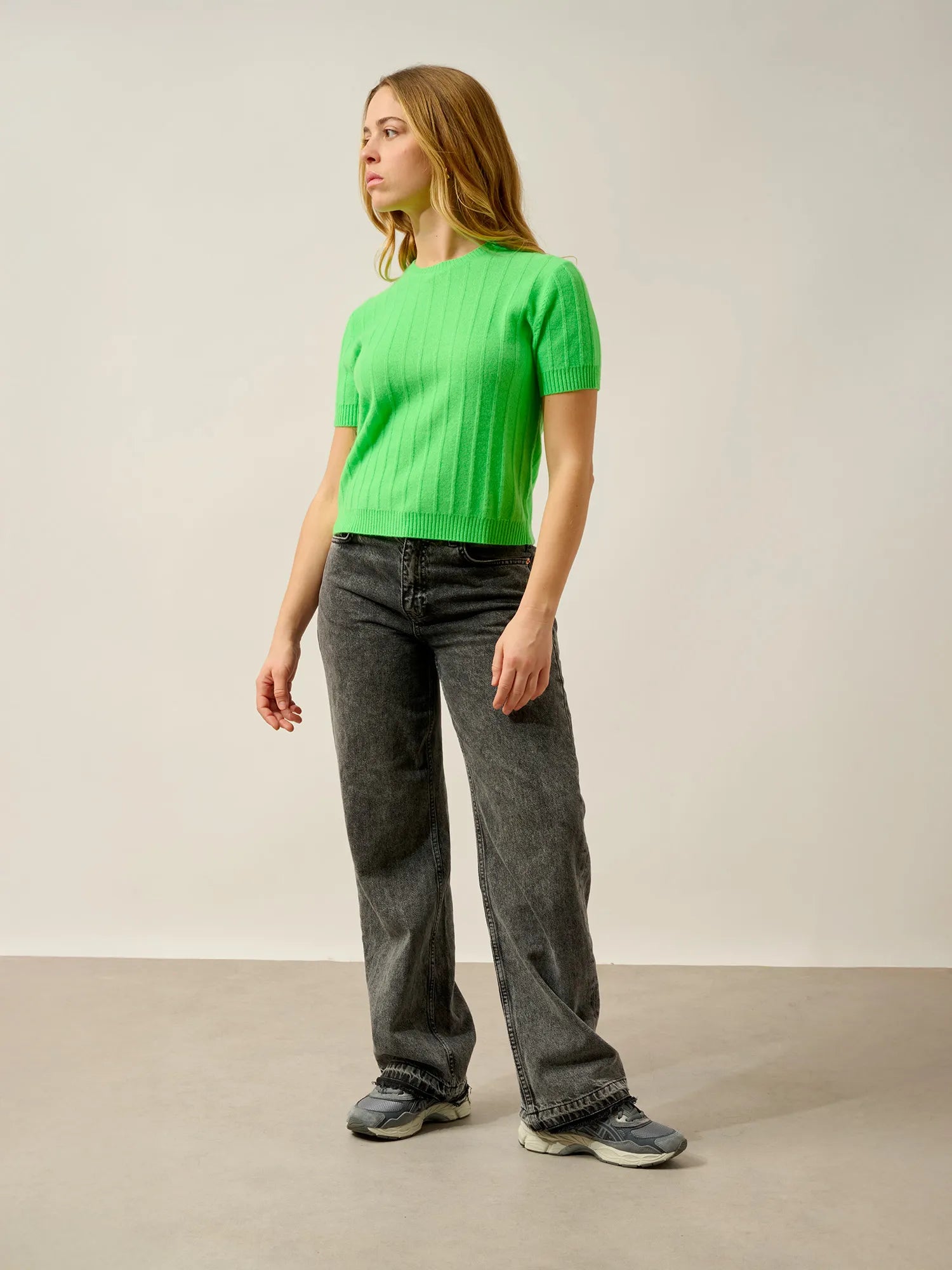 ELIRA T-Shirt Rundhalsausschnitt Neongrün