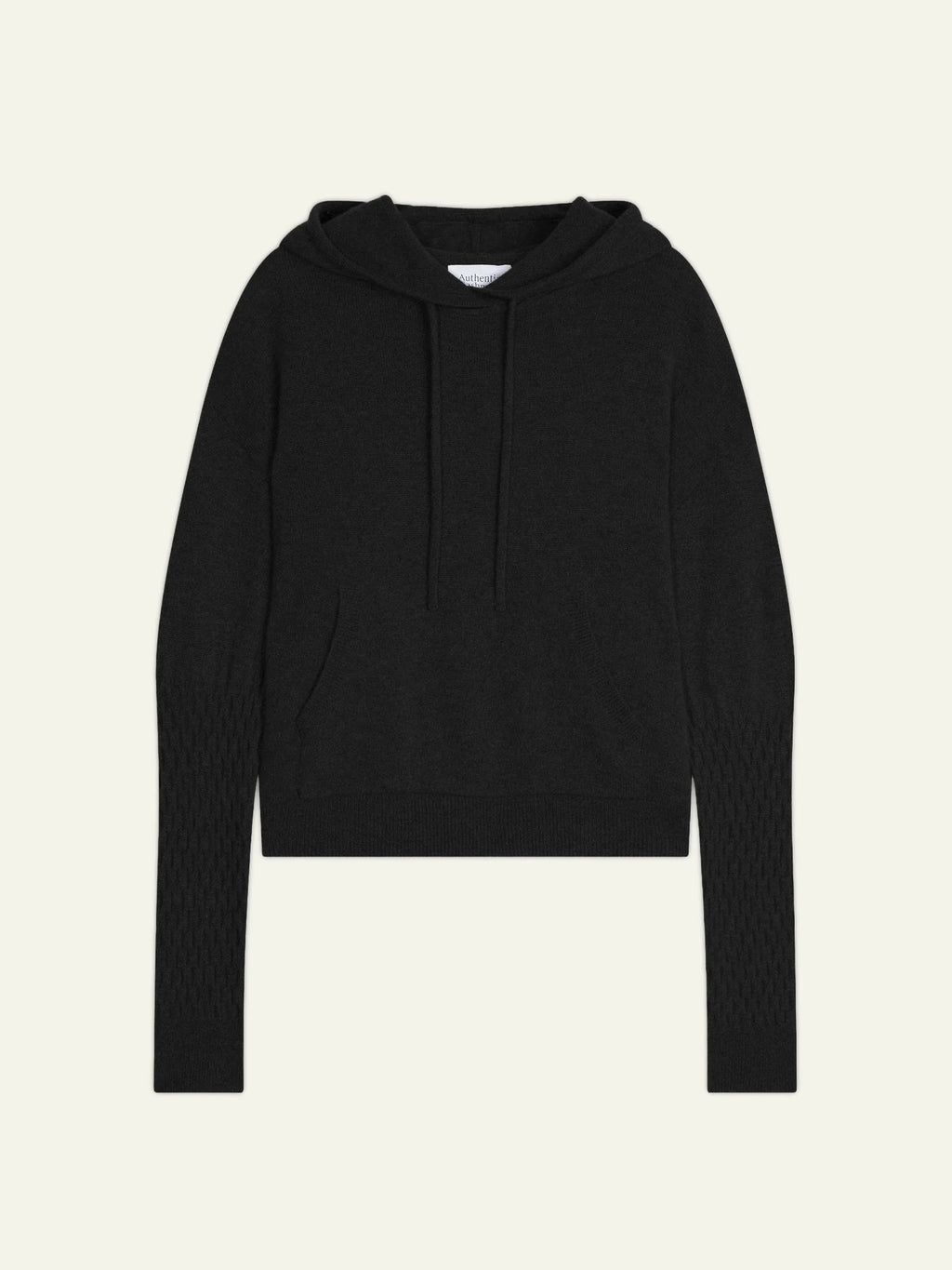 ELOWEN pullover mit kapuze schwarz