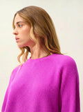 LUNÉA sweater crew neck neon purple