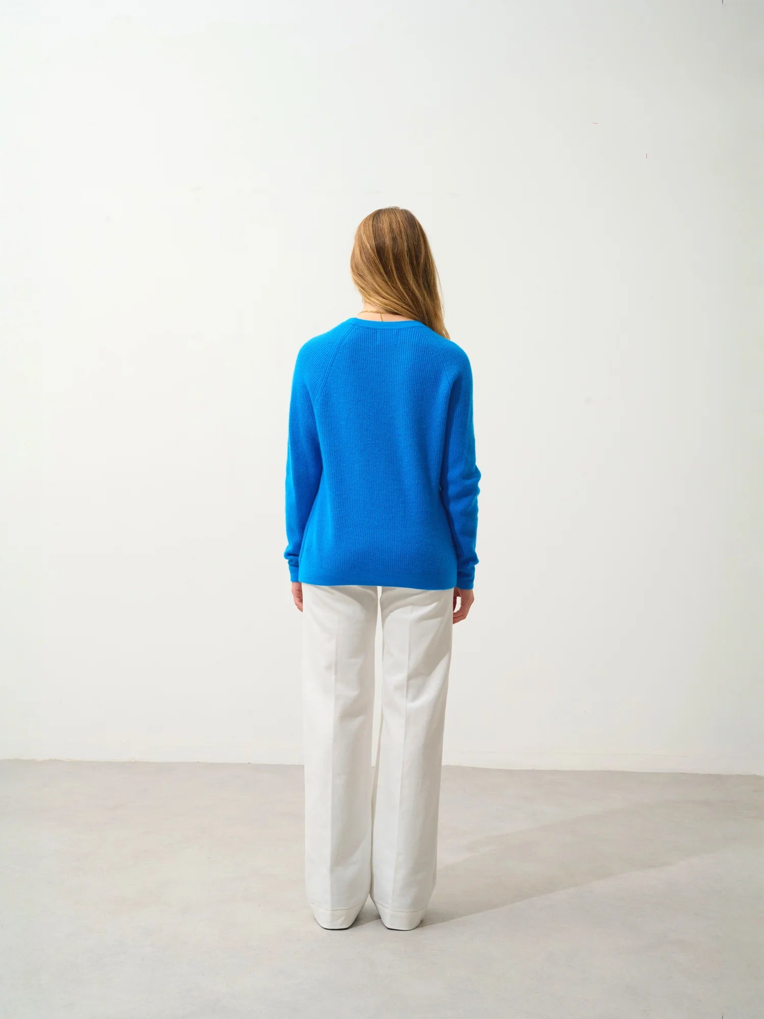 LUNÉA sweater crew neck azure