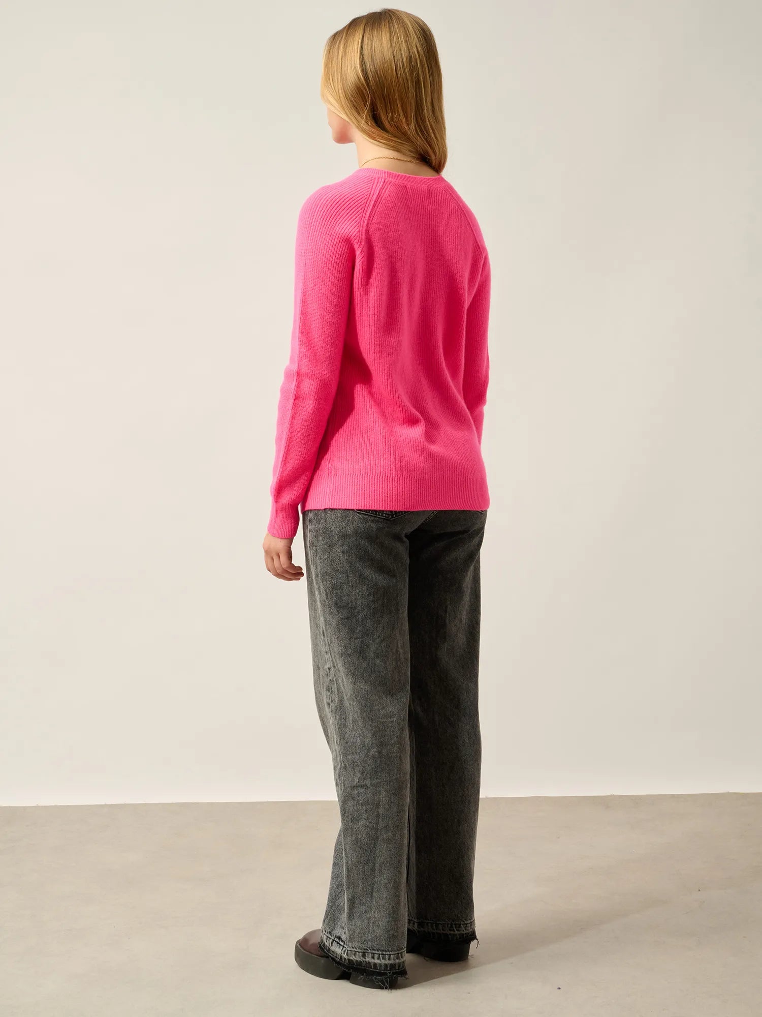 CÉLIMÈNE Pullover Rundhalsausschnitt Neonrosa