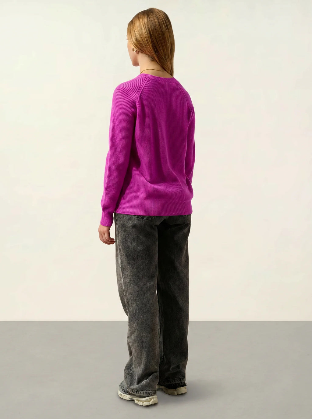 CÉLIMÈNE Pullover Rundhalsausschnitt Neonviolett
