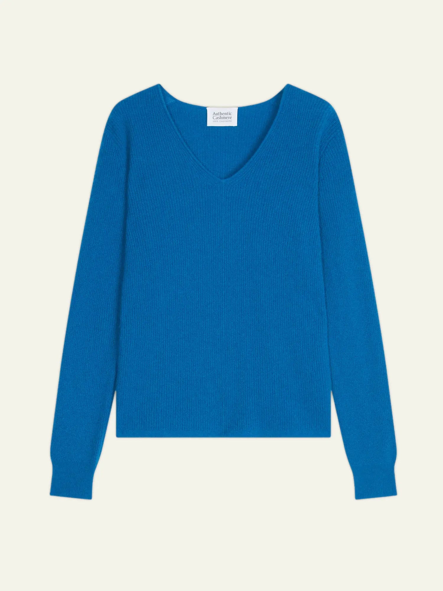 ALAYA pullover v-ausschnitt azurblau