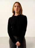 SVALINNA pull capuche noir
