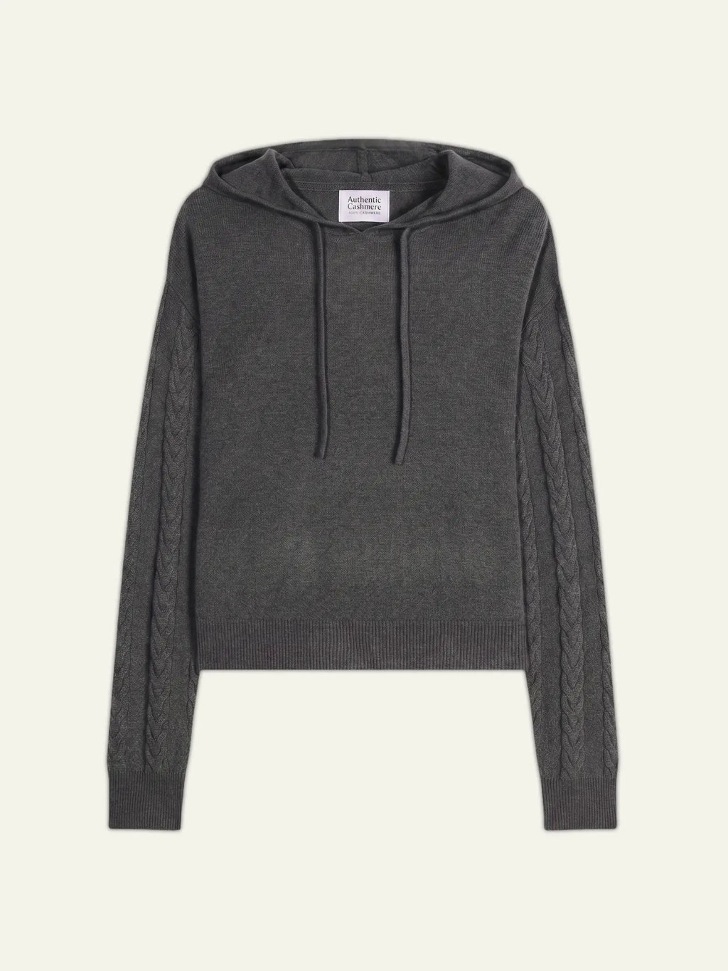 SVALINNA pull capuche anthracite chiné