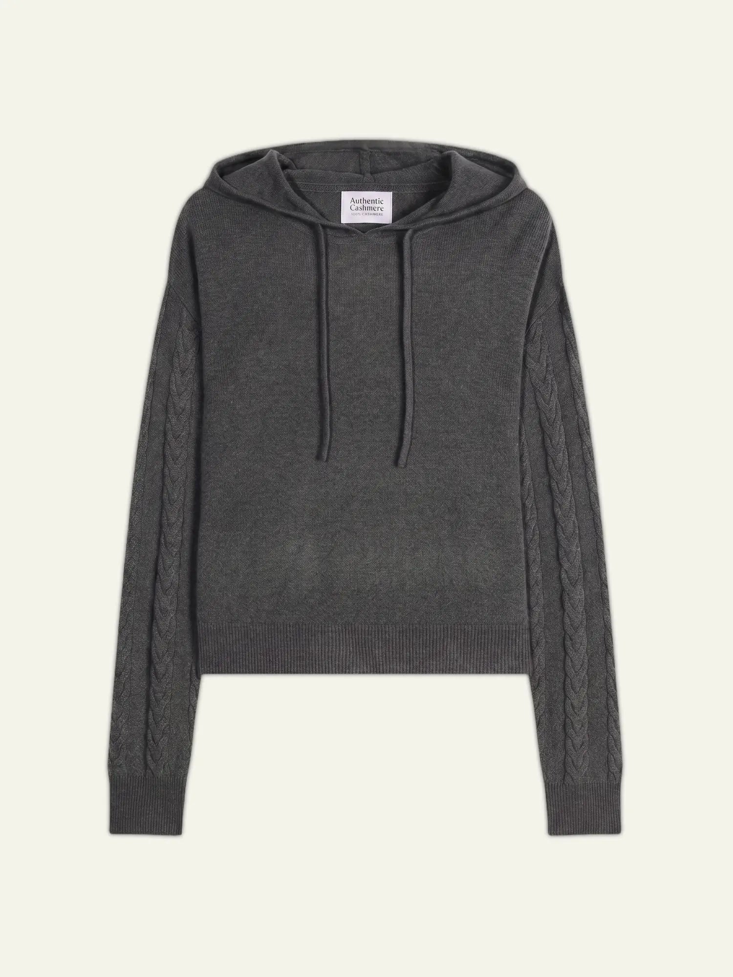SVALINNA pull capuche anthracite chiné