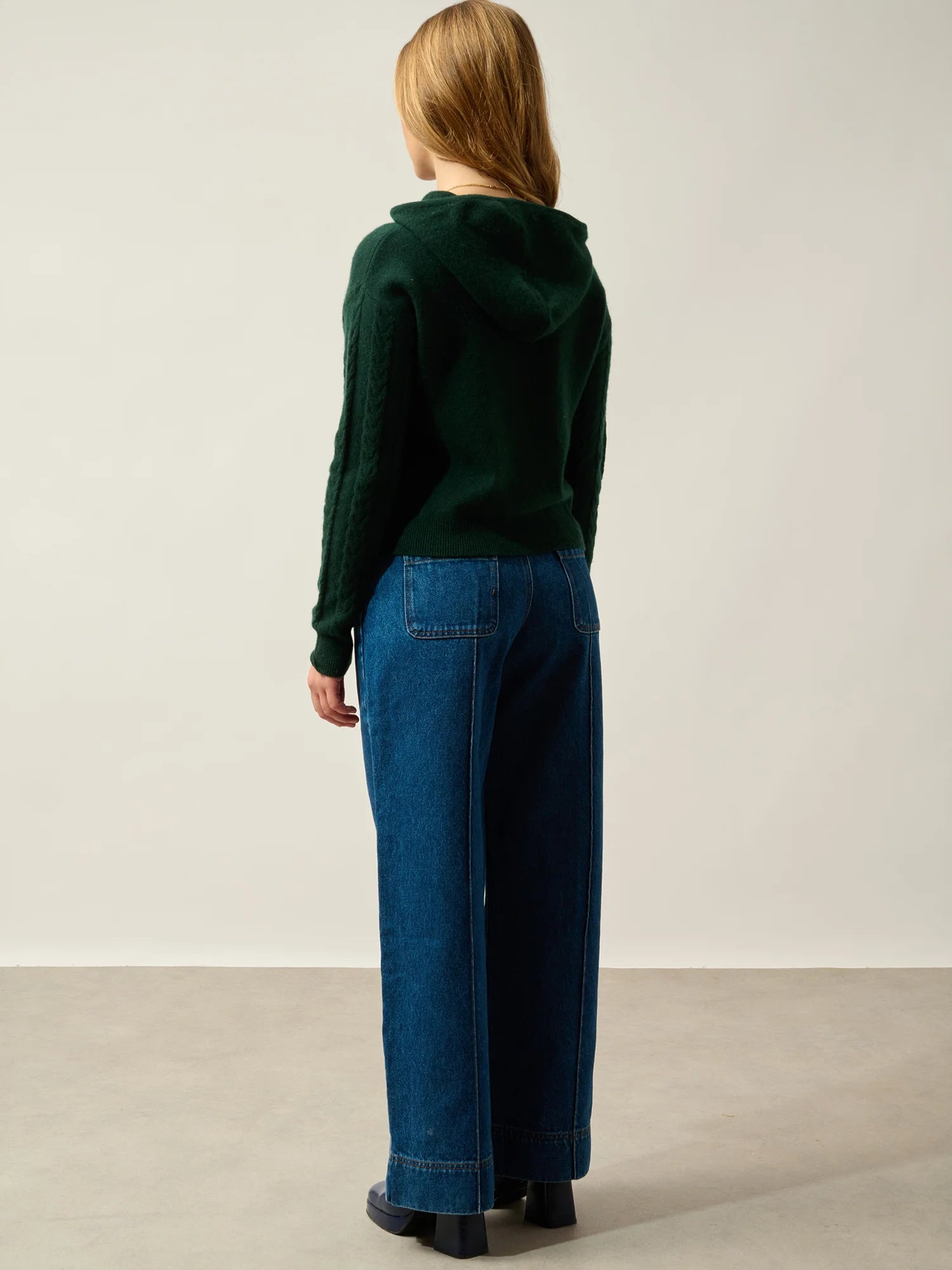 SVALINNA pull capuche cyprès