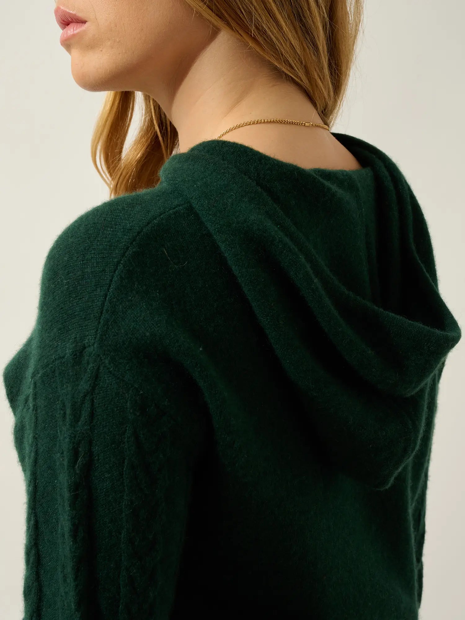 SVALINNA pull capuche cyprès